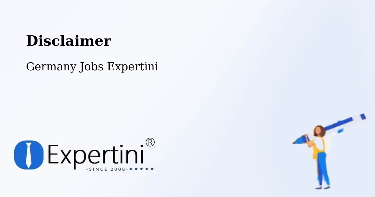 Disclaimer – Manching - Germany Jobs Expertini