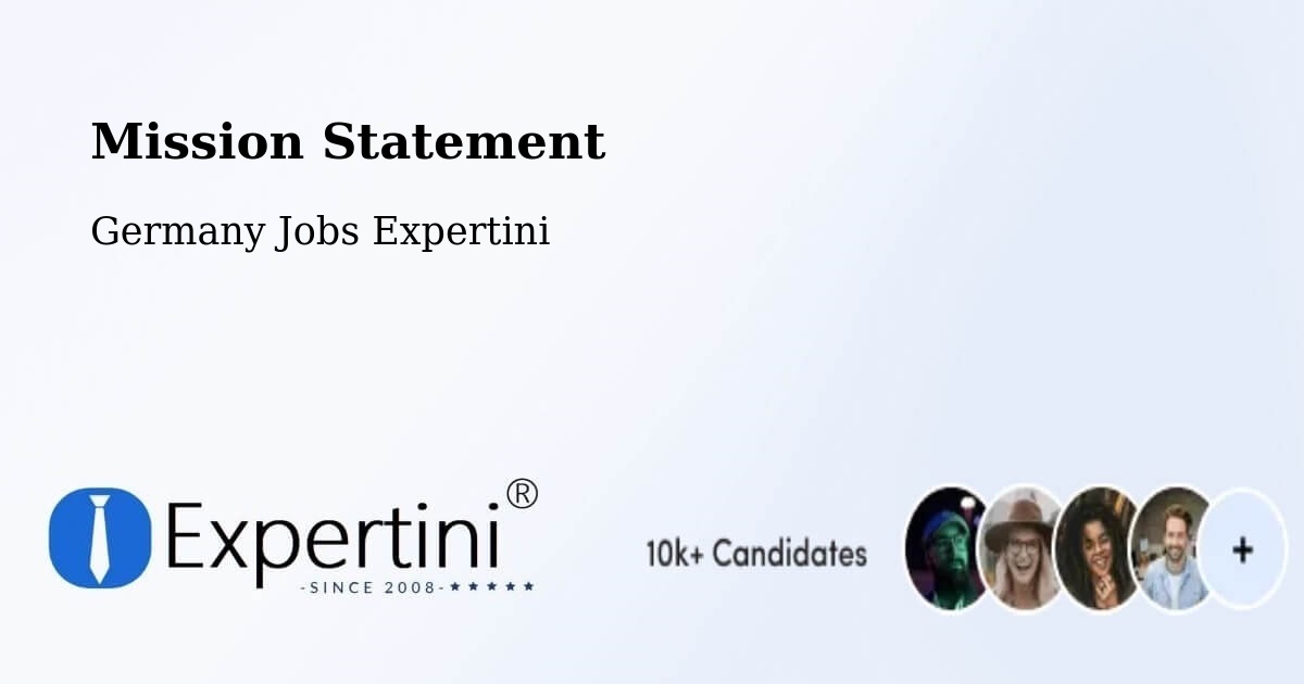 Corporate Mission – Manching - Germany Jobs Expertini